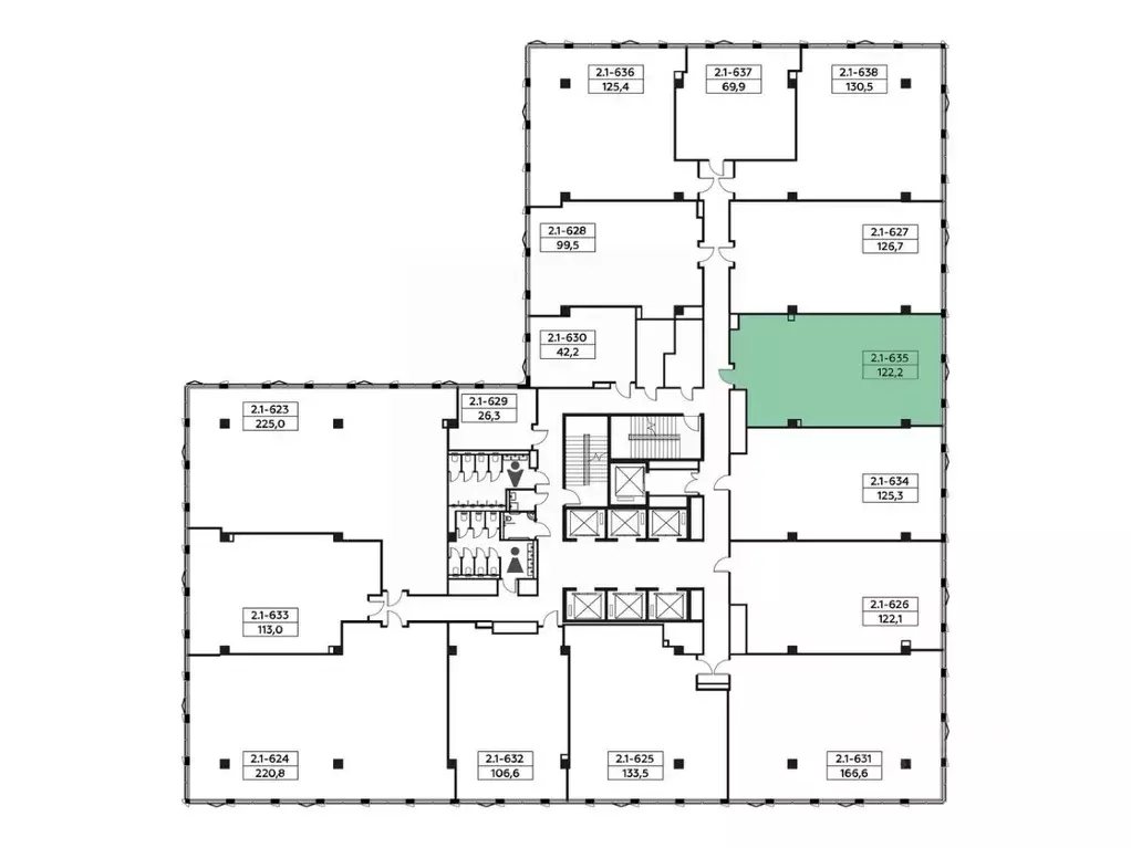 Офис в Москва д. Николо-Хованское, ул. Батюшкова, 7к4 (122 м) - Фото 1