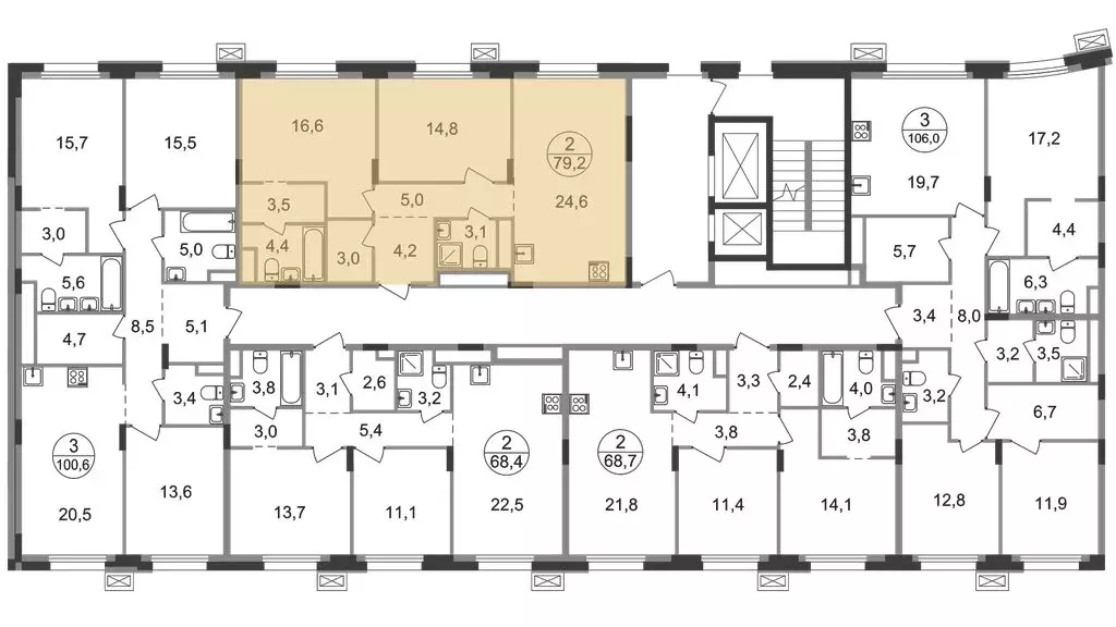 2-комнатная квартира: посёлок городского типа Заречье, Мещерский ... - Фото 2