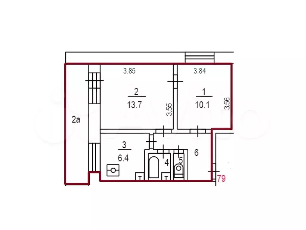 аукцион: 2-к. квартира, 37,8 м, 12/14 эт. - Фото 0