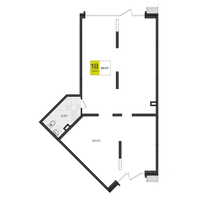 Торговая площадь в Краснодарский край, Краснодар пос. Березовый, ул. ... - Фото 1