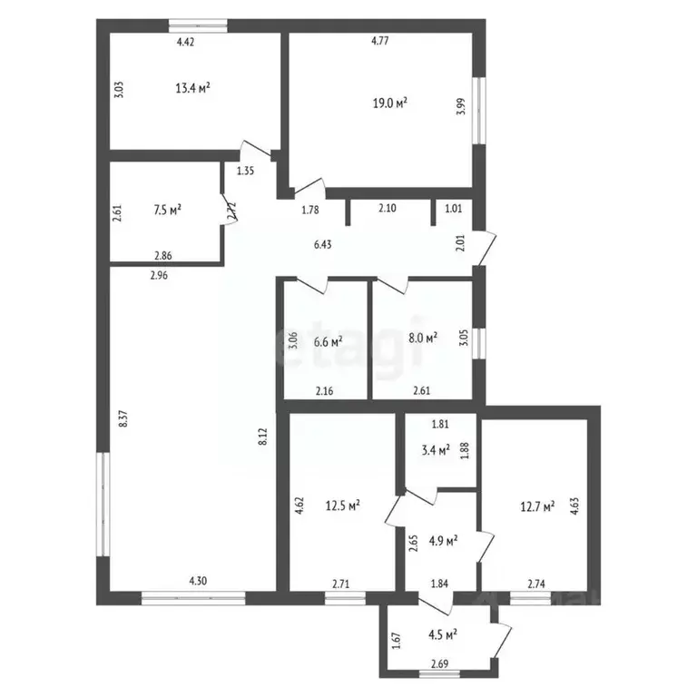 Дом в Ханты-Мансийский АО, Ханты-Мансийск ул. Индустриальная, уч349 ... - Фото 2