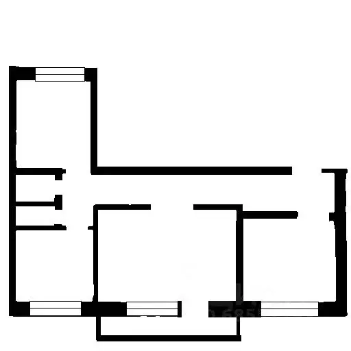 3-к кв. Свердловская область, Артемовский ул. Достоевского, 12А (67.8 ... - Фото 2