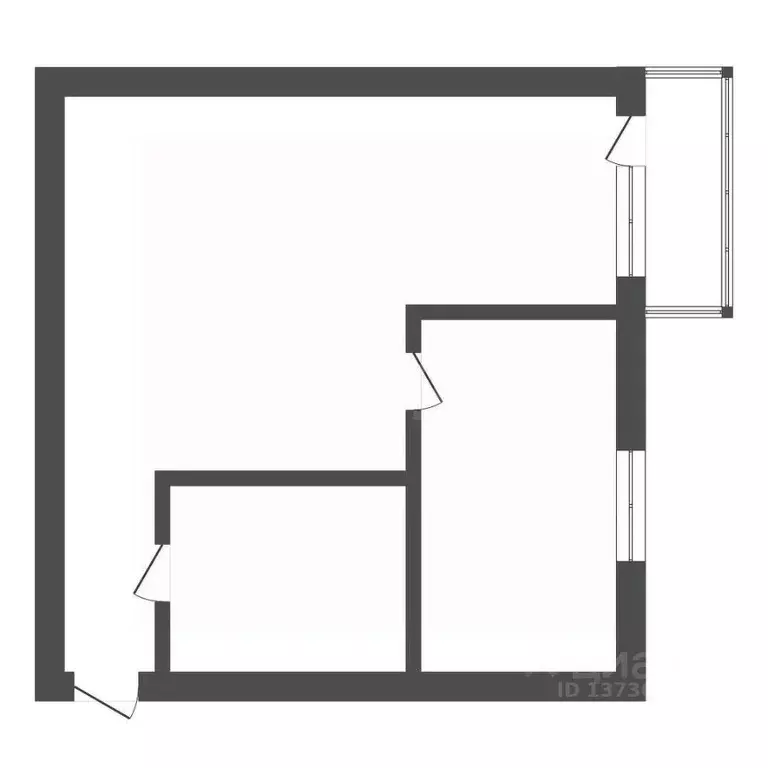 1-к кв. Амурская область, Благовещенский район, с. Чигири ул. ... - Фото 2