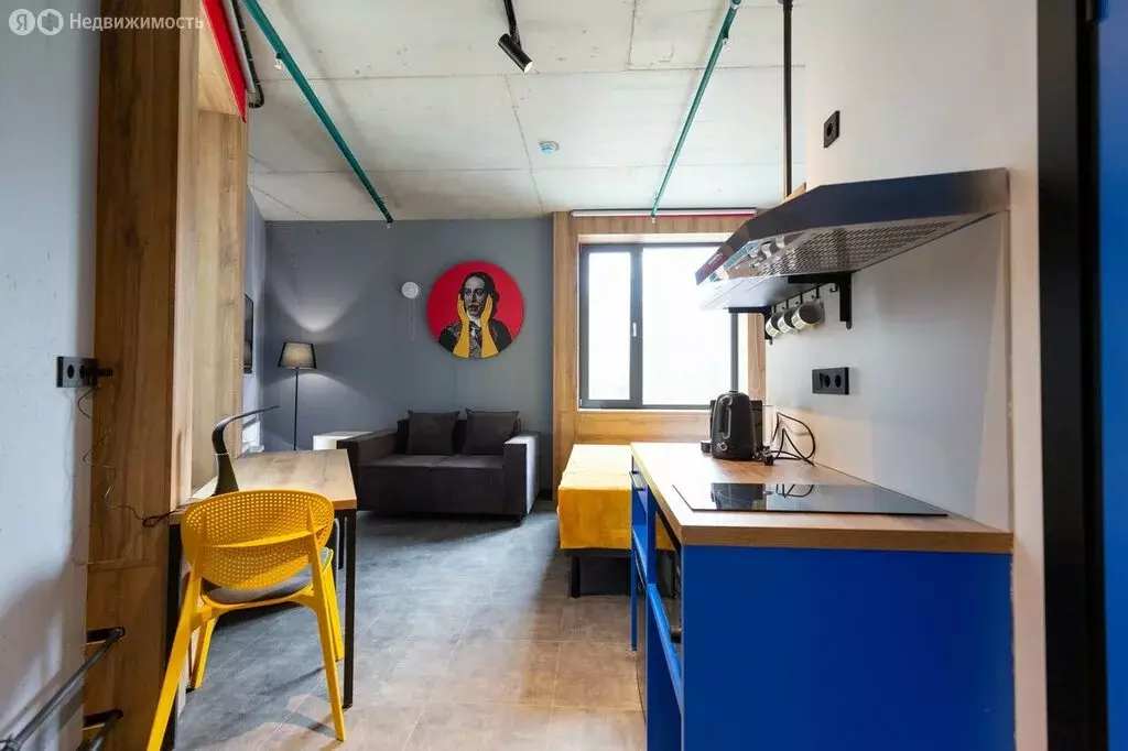 Квартира-студия: Санкт-Петербург, улица Орджоникидзе, 44А (32.9 м) - Фото 1