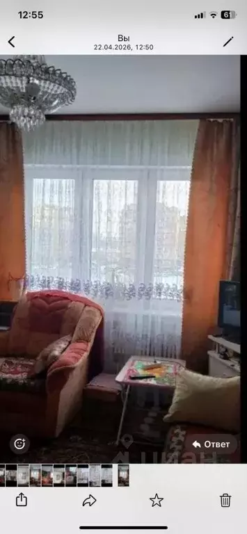 1-к кв. Омская область, Омск Волгоградская ул., 42 (33.0 м) - Фото 1