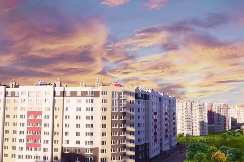 2-к кв. Калининградская область, Калининград ул. Кипарисовая, 1 (60.0 ... - Фото 2