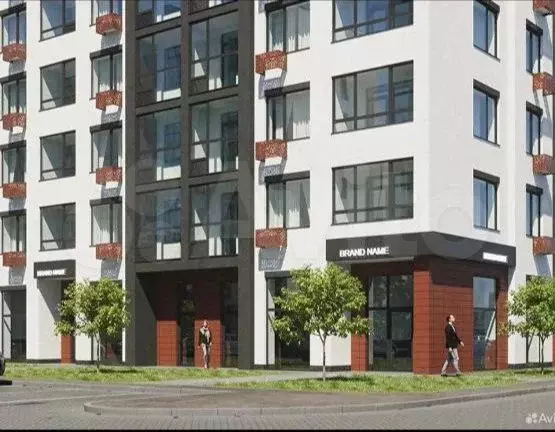 2-к. квартира, 55,1 м, 5/9 эт. - Фото 0