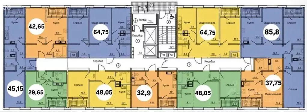 1-к кв. Бурятия, Улан-Удэ 148А мкр,  (32.0 м) - Фото 1