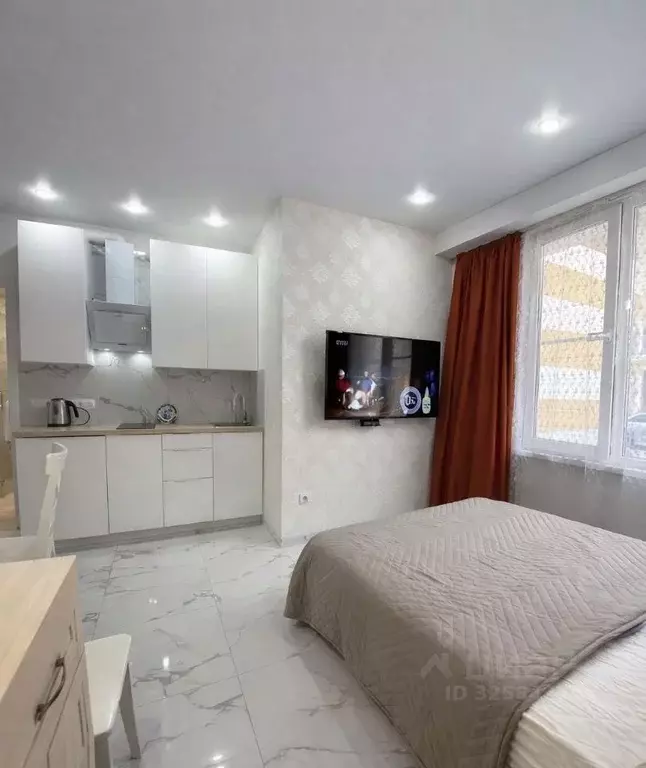 Студия Краснодарский край, Сочи ул. Яна Фабрициуса, 66литБ1 (27.0 м) - Фото 2