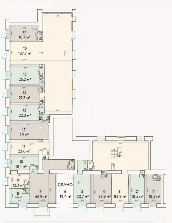 Помещение свободного назначения (19 м) - Фото 2