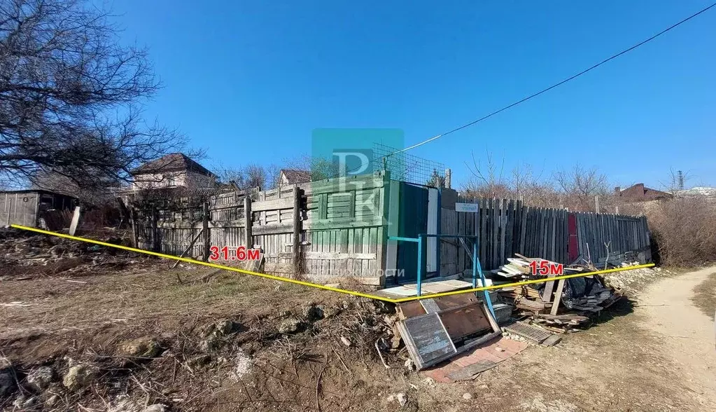 Участок в Севастополь пер. 1-й Планерный, 8 (6.1 сот.) - Фото 1