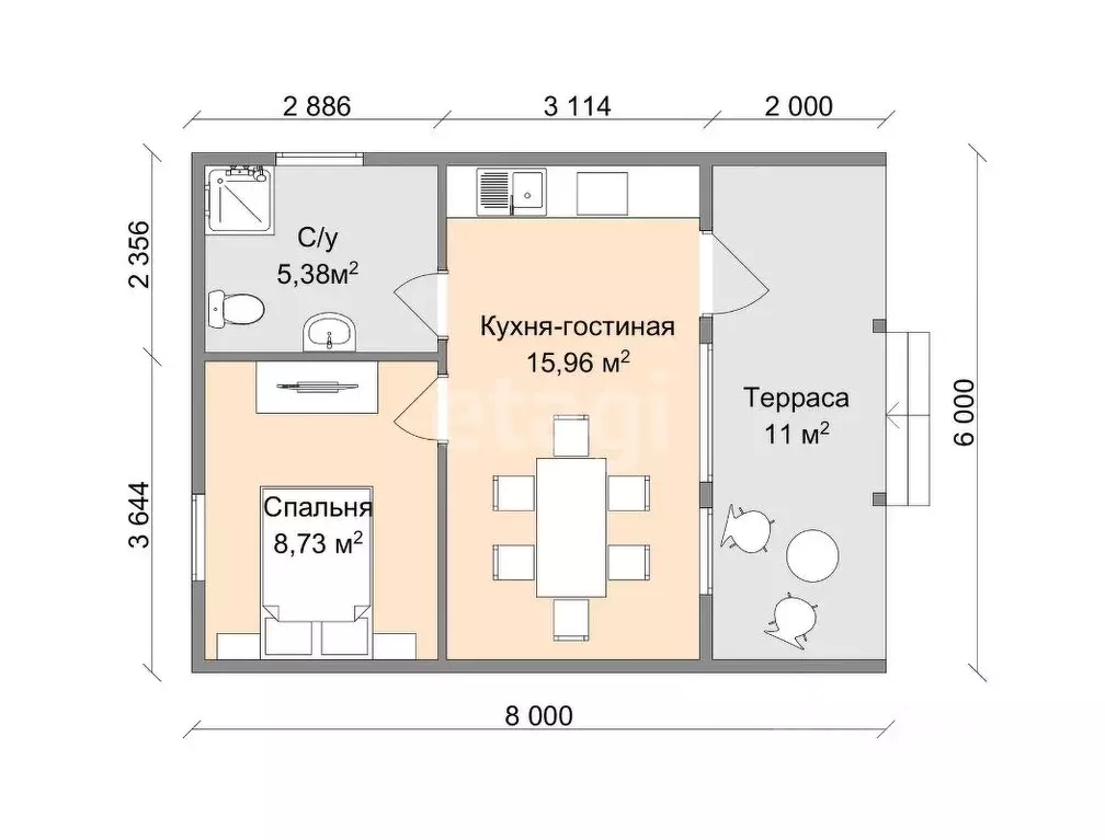 Дом в Курская область, Курский район, Моковский сельсовет, д. 2-я ... - Фото 1