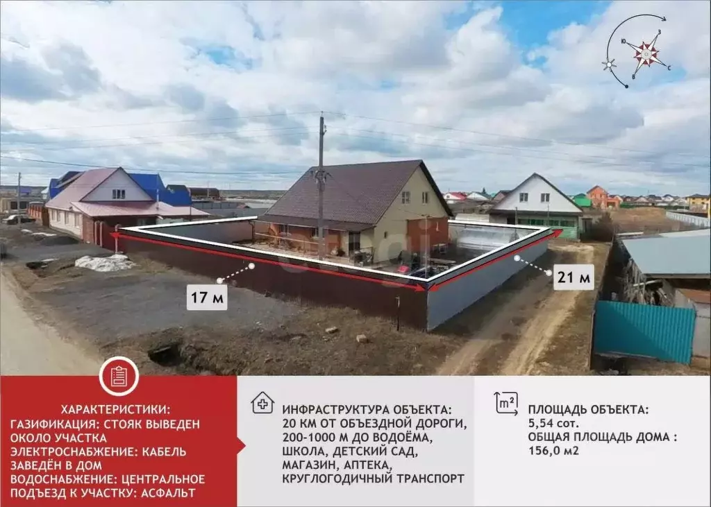 Дом в Тюменская область, Тюменский район, с. Чикча Садовая ул. (230 м) - Фото 1