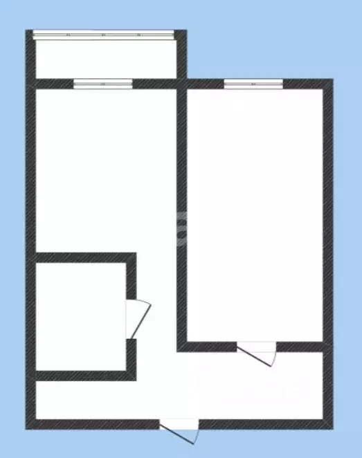 1-к кв. Татарстан, с. Пестрецы ул. Перчкова, 11 (32.4 м) - Фото 2