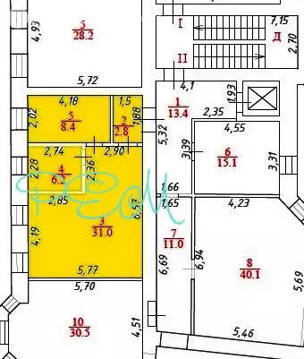 Офис (48.5 м) - Фото 2