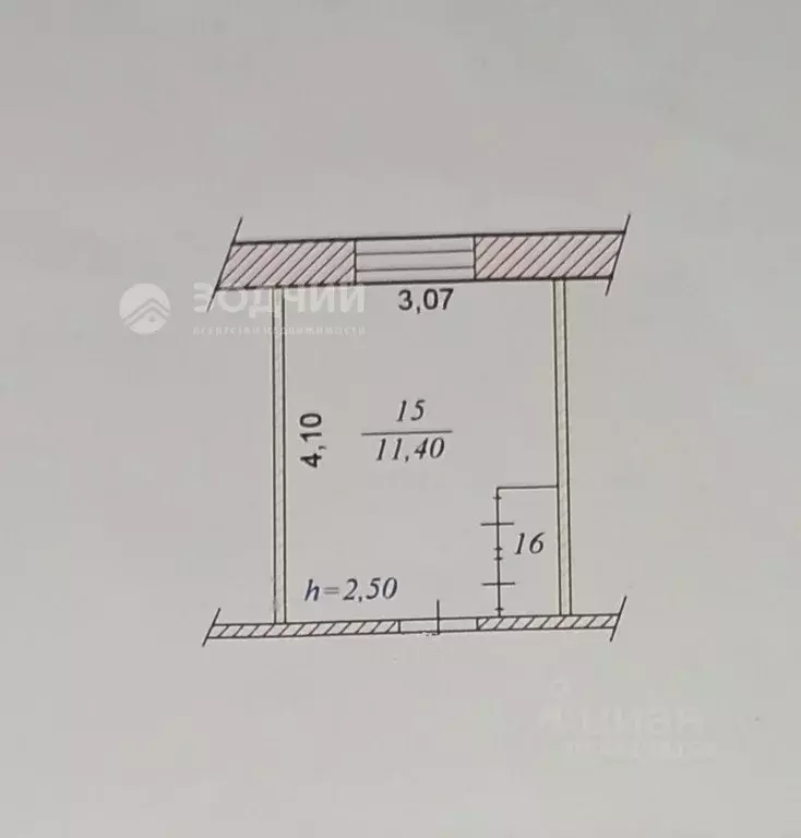Комната Чувашия, Чебоксары ул. Николая Ильбекова, 7к1 (12.6 м) - Фото 1