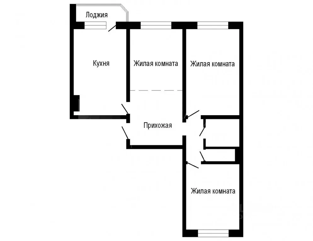 3-к кв. Тюменская область, Тюмень ул. Федюнинского, 60 (86.9 м) - Фото 2