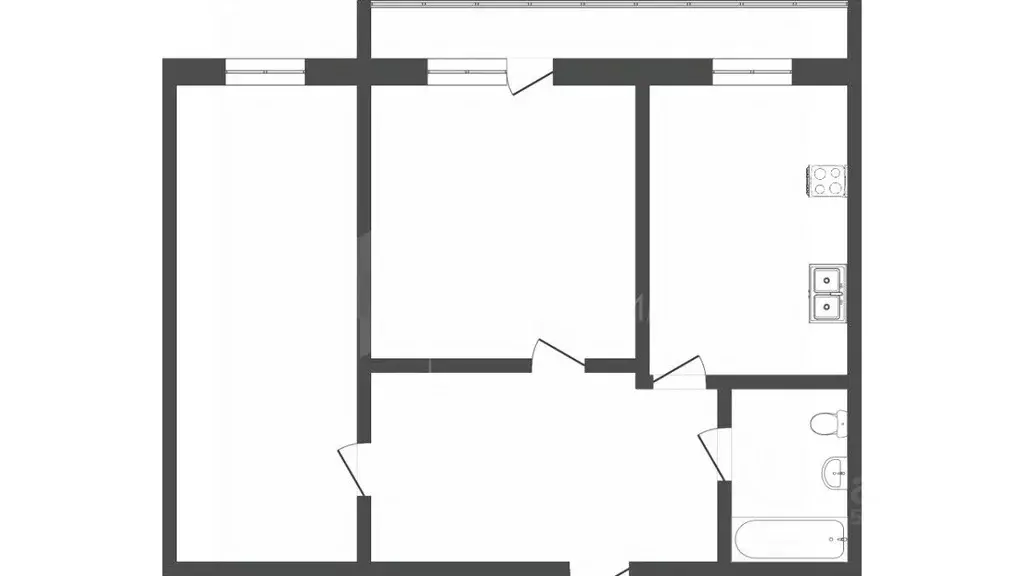 2-к кв. Тюменская область, Тюмень Ямская ул., 91 (47.7 м) - Фото 2