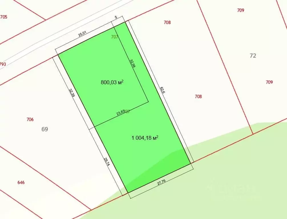 Участок в Нижегородская область, с. Безводное ул. Сиреневая, 33 (10.0 ... - Фото 1