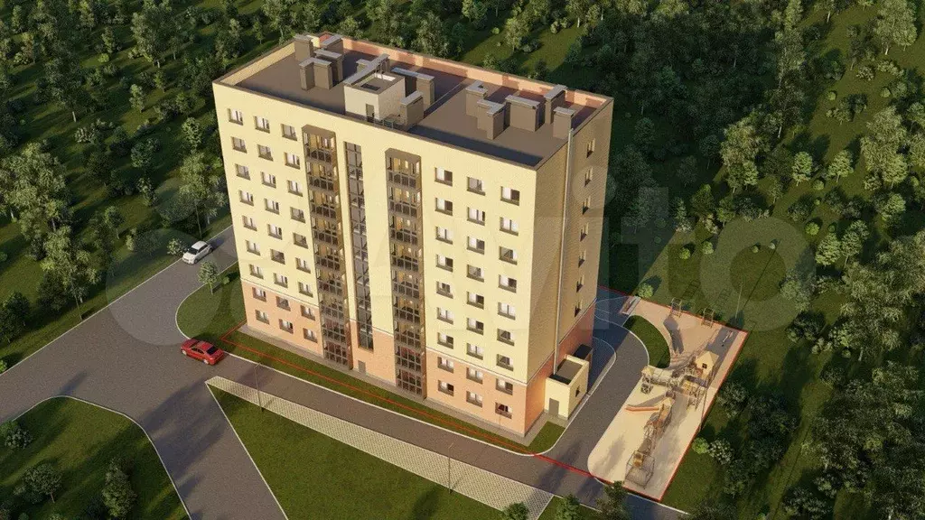 1-к. квартира, 38,8 м, 9/9 эт. - Фото 1