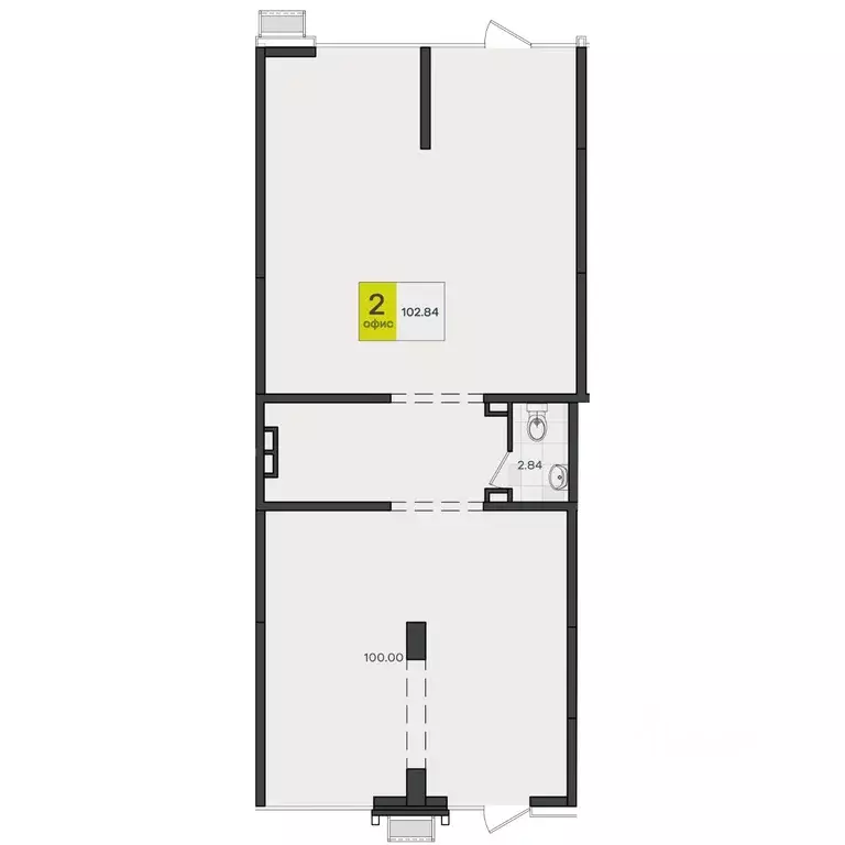 Помещение свободного назначения в Краснодарский край, Краснодар пос. ... - Фото 1