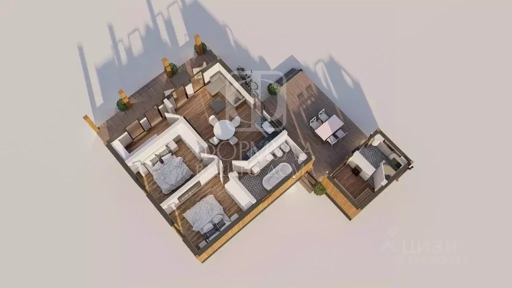 Дом в Челябинская область, Челябинск ул. Воровского (112 м) - Фото 2