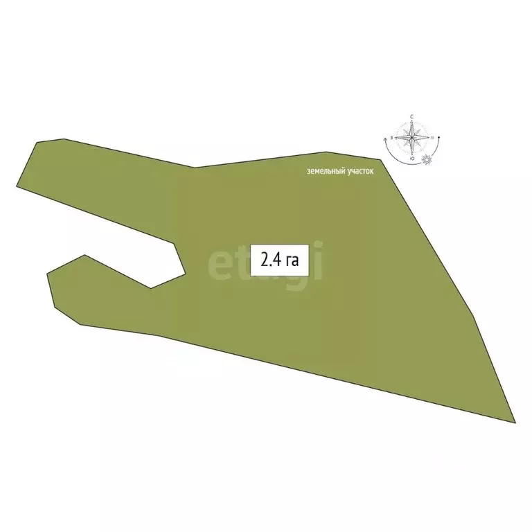 Участок в Алтай, Чемальский район, с. Эдиган  (247.1 сот.) - Фото 2