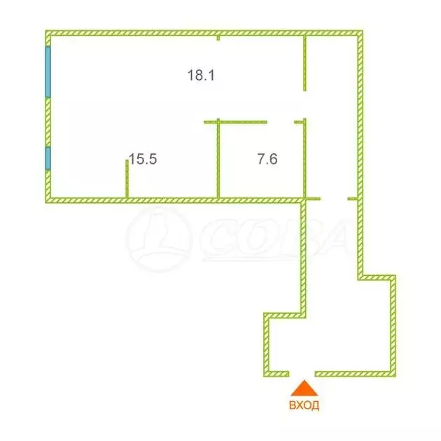 3-комнатная квартира: Тюмень, улица Муравленко, 9 (75.1 м) - Фото 1