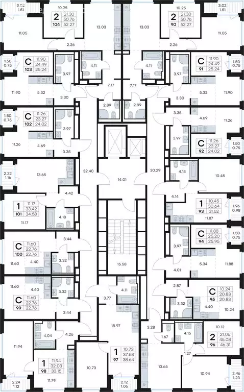 1-комнатная квартира: городской посёлок Новоселье, ЖК Глоракс ... - Фото 2