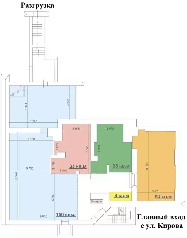 Торговая площадь в Новосибирская область, Новосибирск ул. Кирова, 108 ... - Фото 2