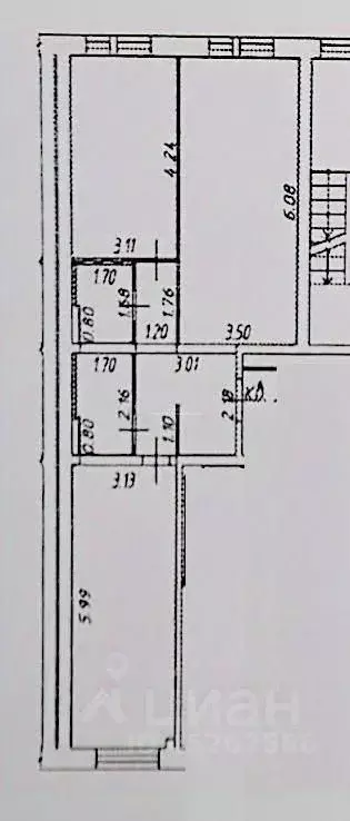 2-к кв. Москва Боровское ш., 2к3 (68.0 м) - Фото 1