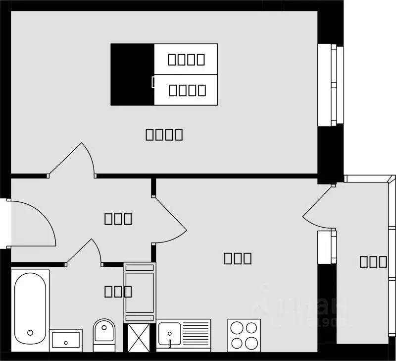 1-к кв. Московская область, Подольск Красная Горка мкр, ул. Садовая, ... - Фото 1