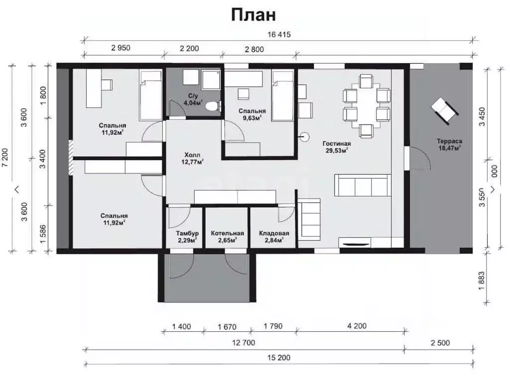 Дом в Пермский край, Полюдовский кв-л ул. Просторная (120 м) - Фото 1