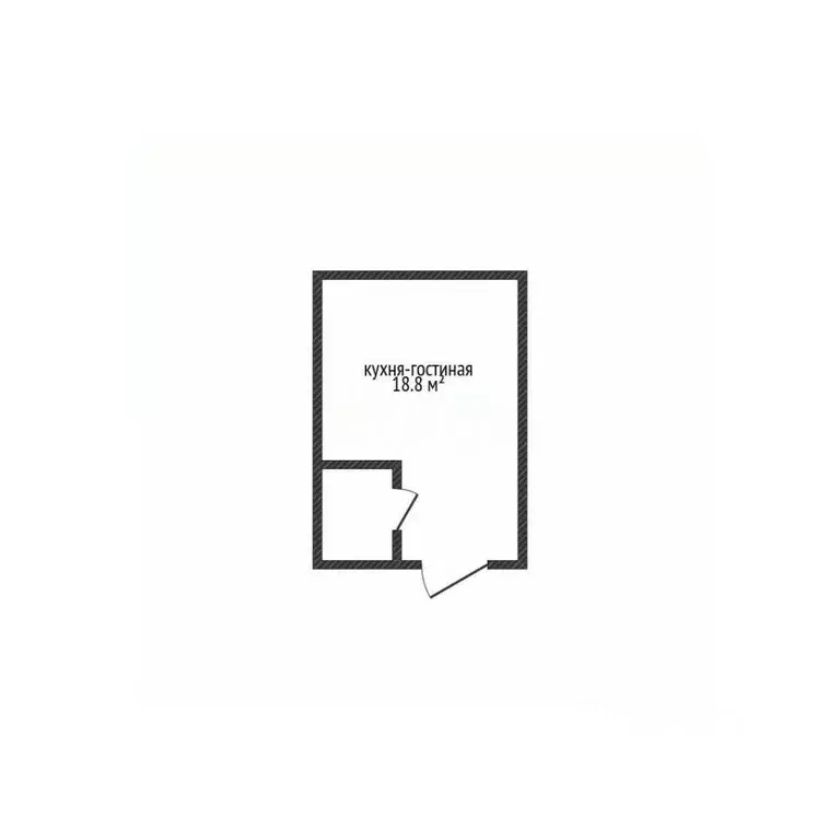 Студия Краснодарский край, Геленджик Новороссийская ул., 169 (18.8 м) - Фото 1
