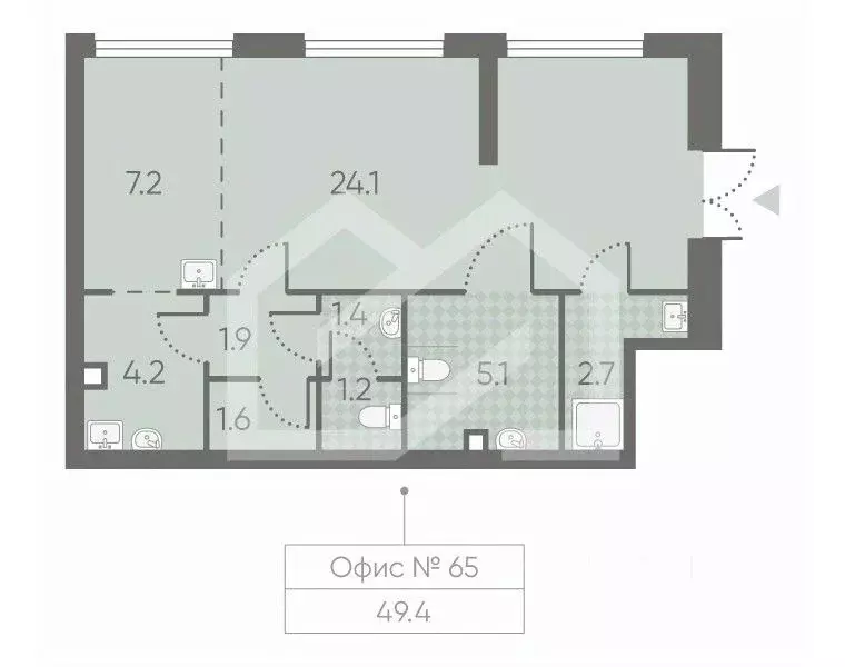 Торговая площадь в Москва Производственная ул., 17 (49 м) - Фото 2