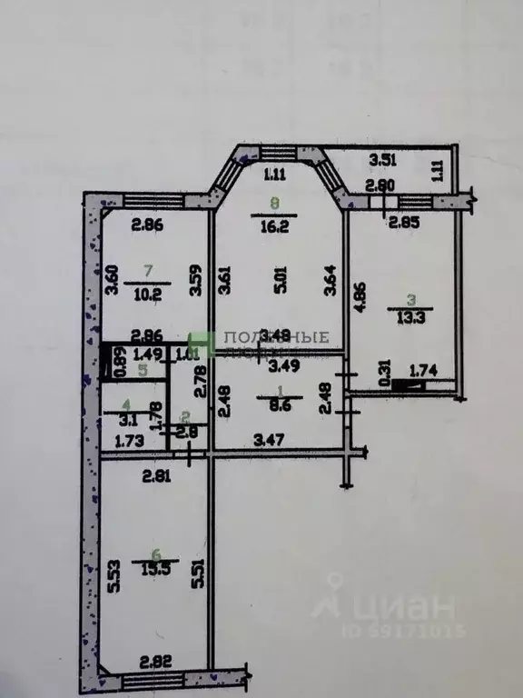 3-к кв. Орловская область, Орел Новая Ботаника мкр, ул. 5-й Орловской ... - Фото 1