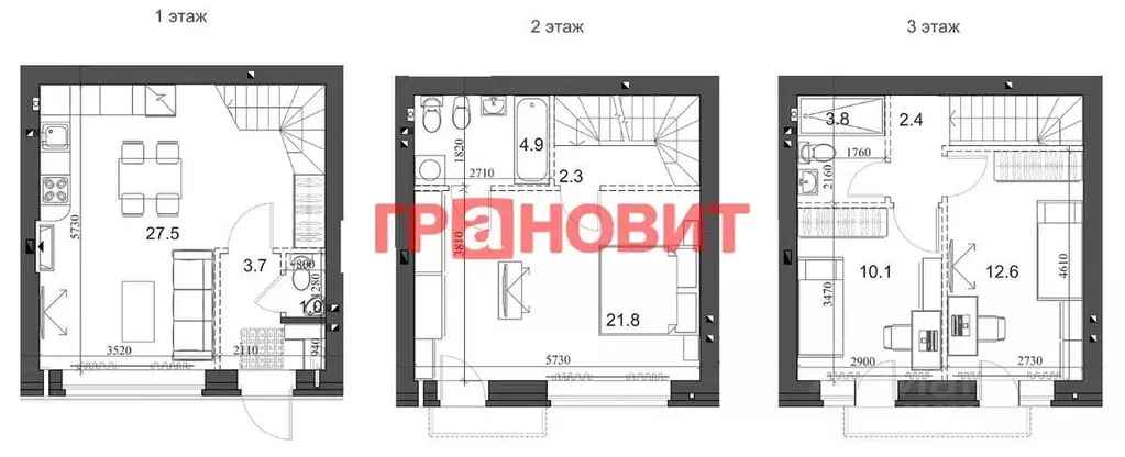 Таунхаус в Новосибирская область, Новосибирский район, Мичуринский ... - Фото 1