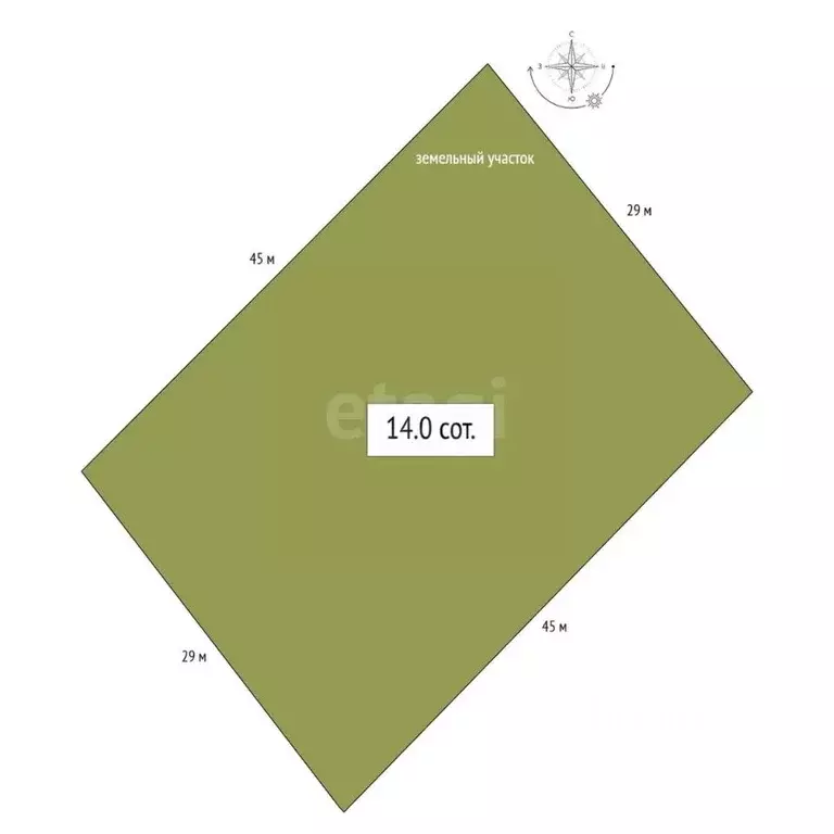 Участок в Алтай, Майминский район, с. Бирюля ул. Таркольская, 37 (14.0 ... - Фото 2