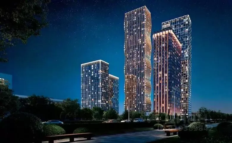2-к кв. Москва Инди Тауэрс жилой комплекс (71.6 м) - Фото 0