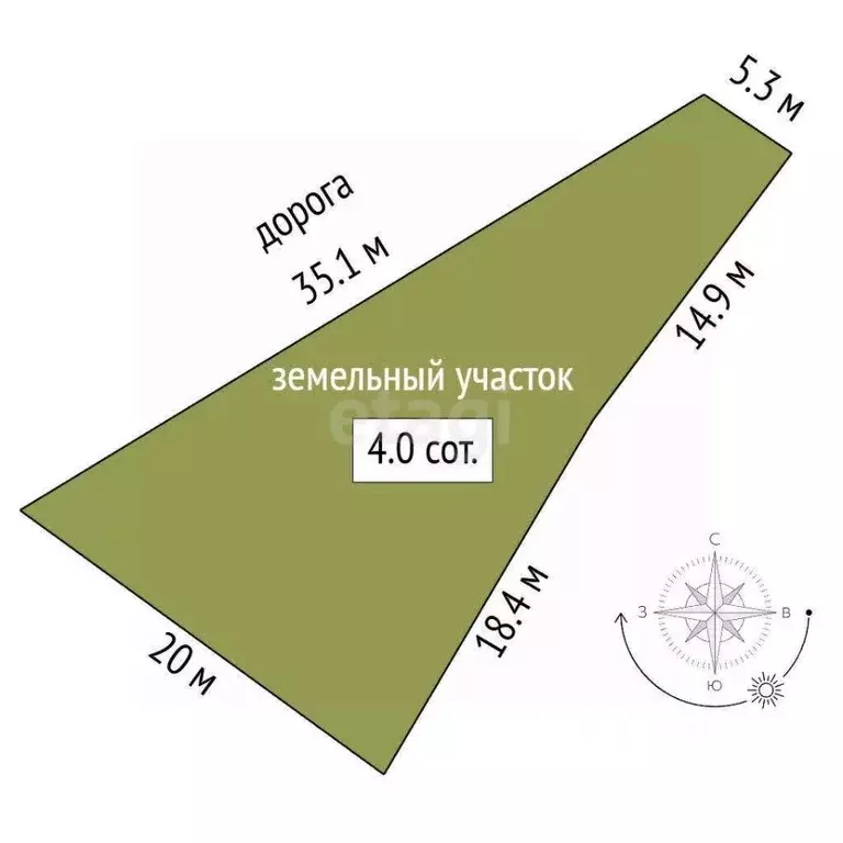 Участок в Башкортостан, Стерлитамак ул. Николаева (4.5 сот.) - Фото 2
