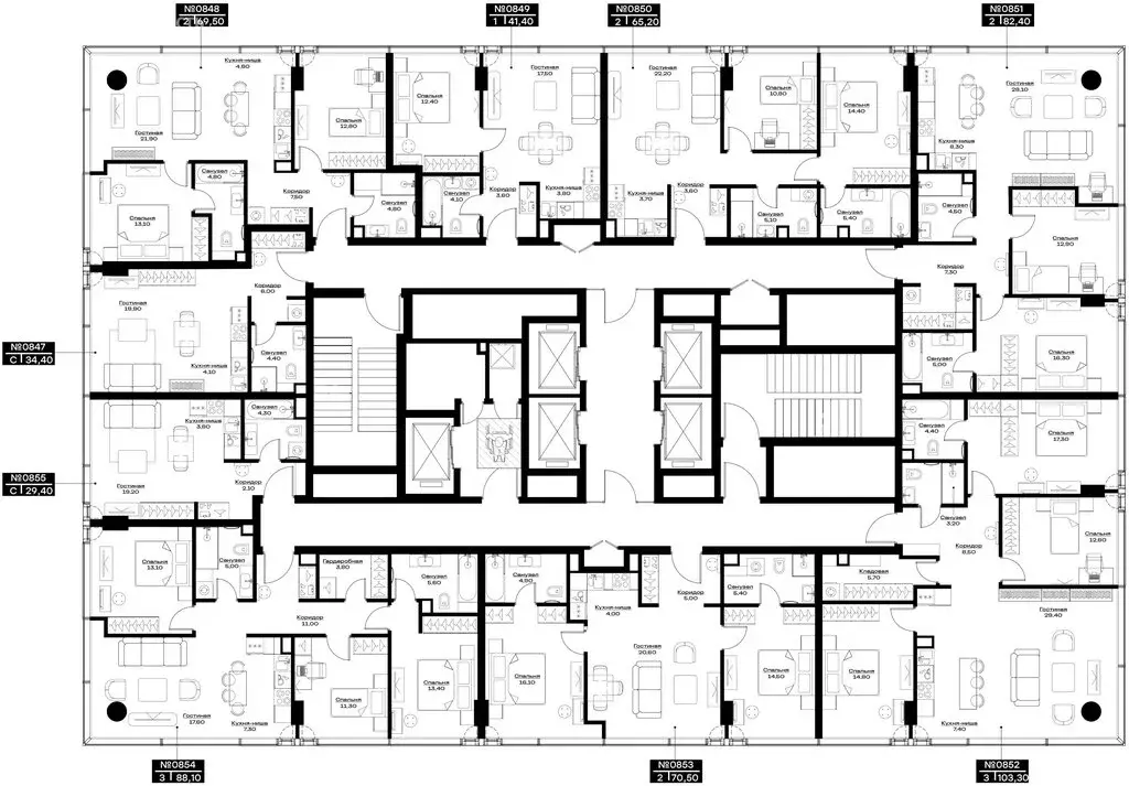 2-комнатная квартира: Москва, 3-я улица Ямского Поля (70.5 м) - Фото 1