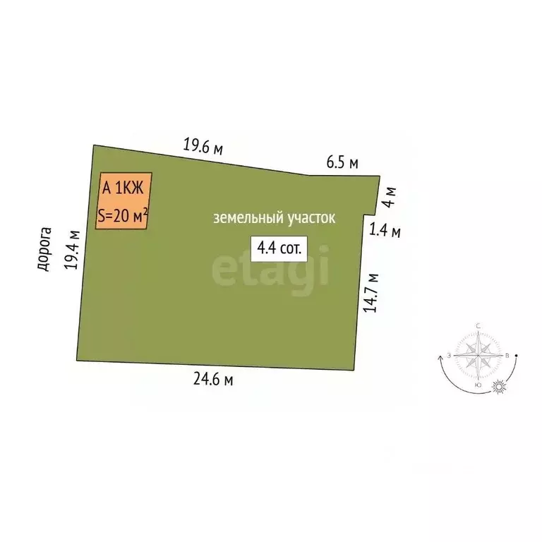 Дом в Тюменская область, Тюмень Строитель СНТ, ул. Сосновая (20 м) - Фото 2