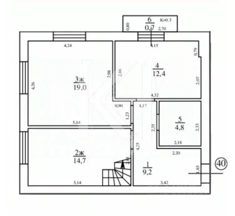 3-к кв. Калининградская область, Пионерский Комсомольская ул., 54 ... - Фото 2