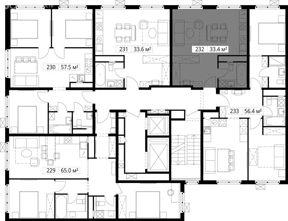 Квартира-студия: Сапроново, микрорайон Купелинка, квартал Центральный, ... - Фото 2