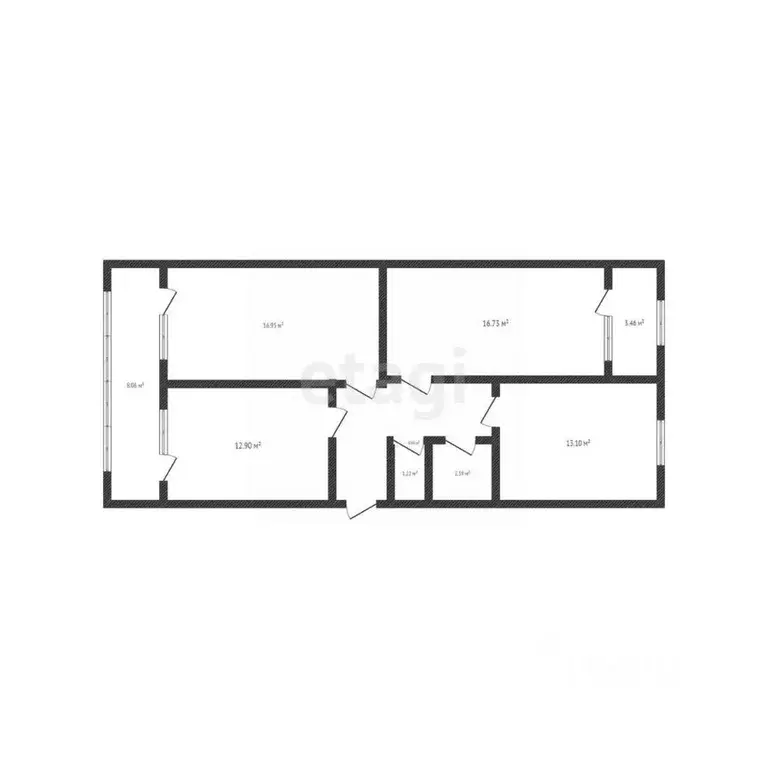 3-к кв. Дагестан, Махачкала Ташкентская ул., 15 (86.0 м) - Фото 1