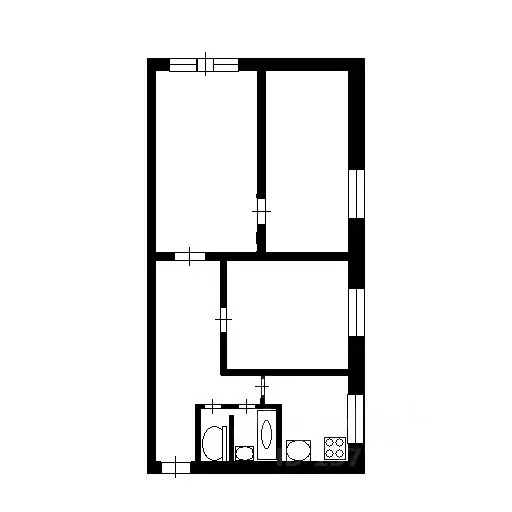 3-к кв. Тверская область, Тверь ул. Громова, 18к1 (53.0 м) - Фото 1