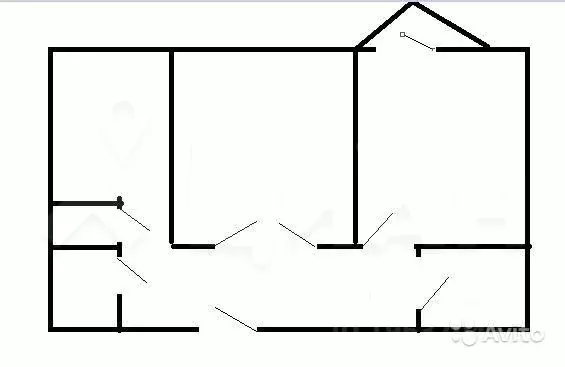 2-к кв. Рязанская область, Рязань ул. Новоселов, 40к2 (54.0 м) - Фото 1