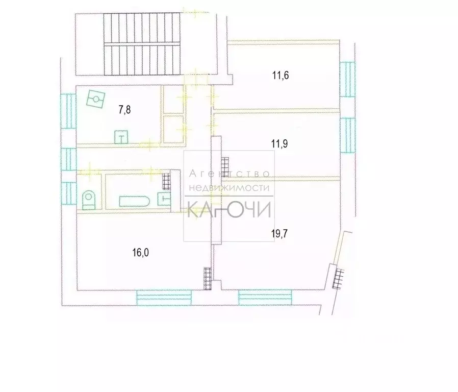 4-к кв. Москва Шмитовский проезд, 11 (82.5 м) - Фото 1