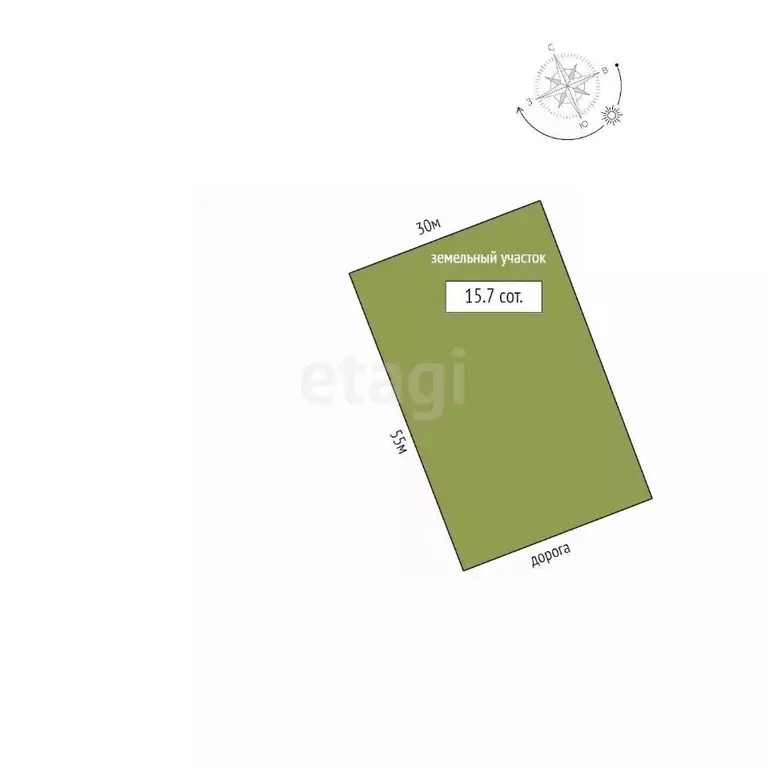 Участок в Тюменская область, Ялуторовский муниципальный округ, Березка ... - Фото 2