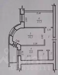 2-к кв. Коми, Сыктывкар ул. Димитрова, 5 (52.5 м) - Фото 0